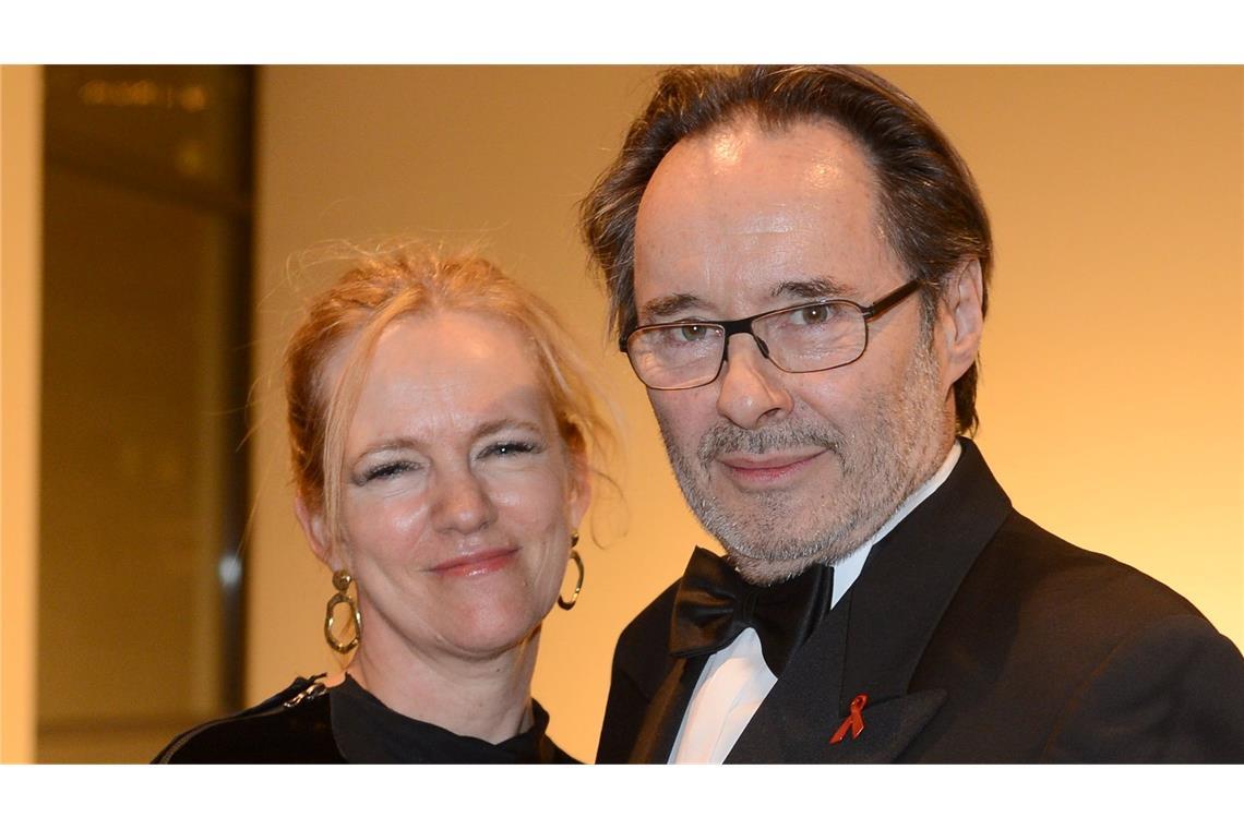 Uwe Kockisch und seine Frau Christine Gautier - hier auf einem Bild aus dem Jahr 2013.