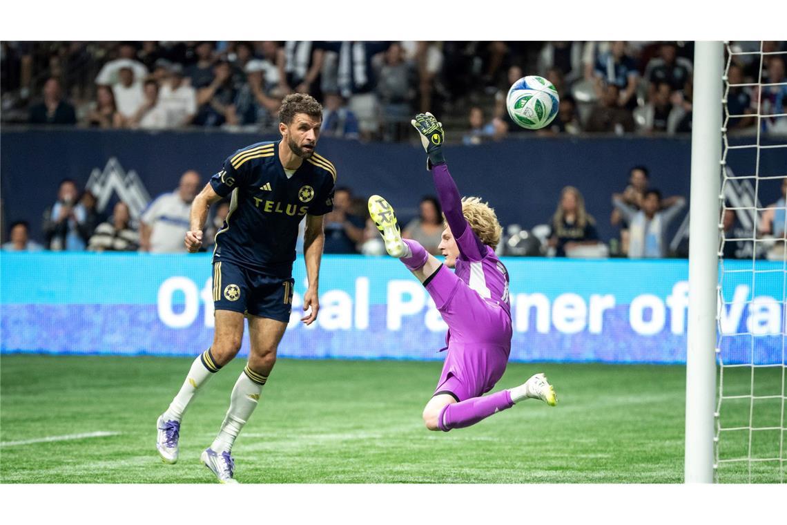 Vancouver Whitecaps - Philadelphia Union - Thomas Müller gegen Union-Keeper Andrew Rick