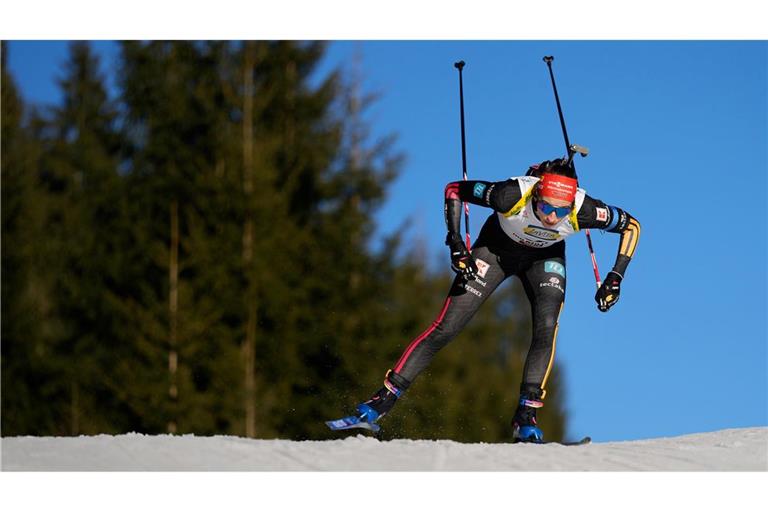 Vanessa Voigt fiel im Jagdrennen zurück.