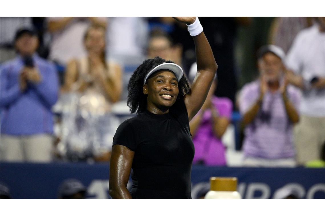 Venus Williams nach ihrer glatten Niederlage.