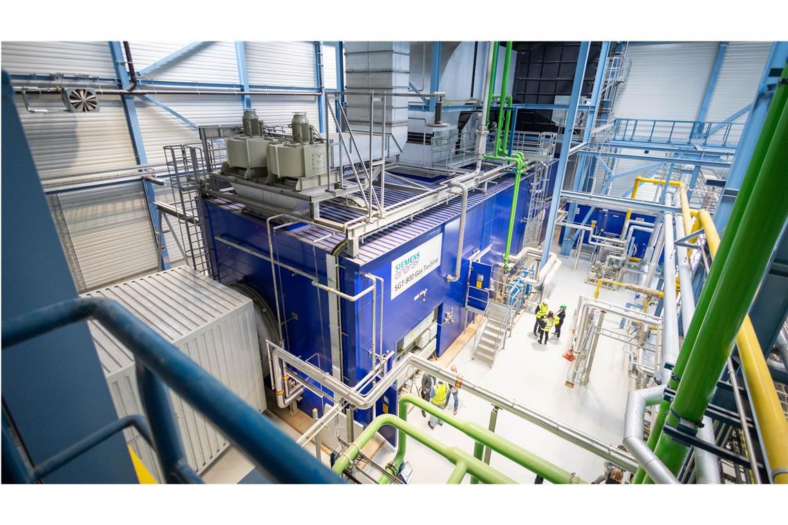 Vergangenes Jahr hat die EnBW ihr wasserstofffähiges Gaskraftwerk in Münster in Betrieb genommen.