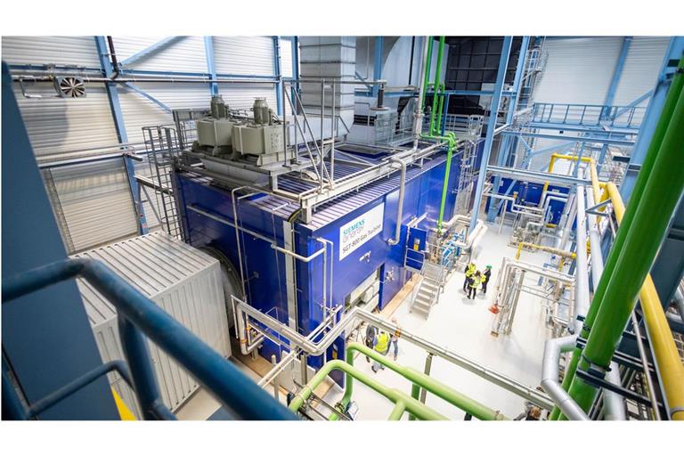 Vergangenes Jahr hat die EnBW ihr wasserstofffähiges Gaskraftwerk in Münster in Betrieb genommen.