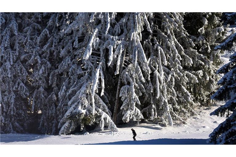 Verglichen mit früheren Jahren fällt nicht nur weniger Schnee, er schmilzt auch schneller dahin. (Archivbild)