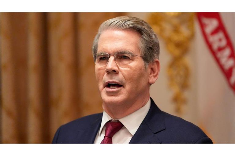 Verkündet schärfe US-Sanktionen gegen Russland: US-Finanzminister Scott Bessent. (Archivbild)