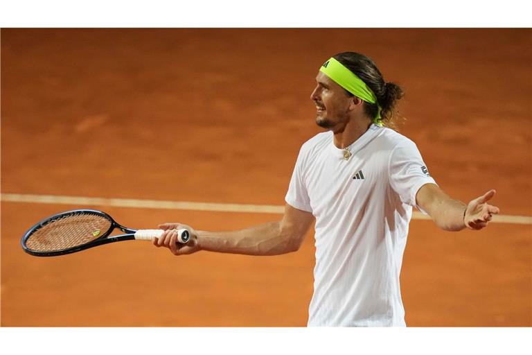 Verliert gegen Musetti: Alexander Zverev.