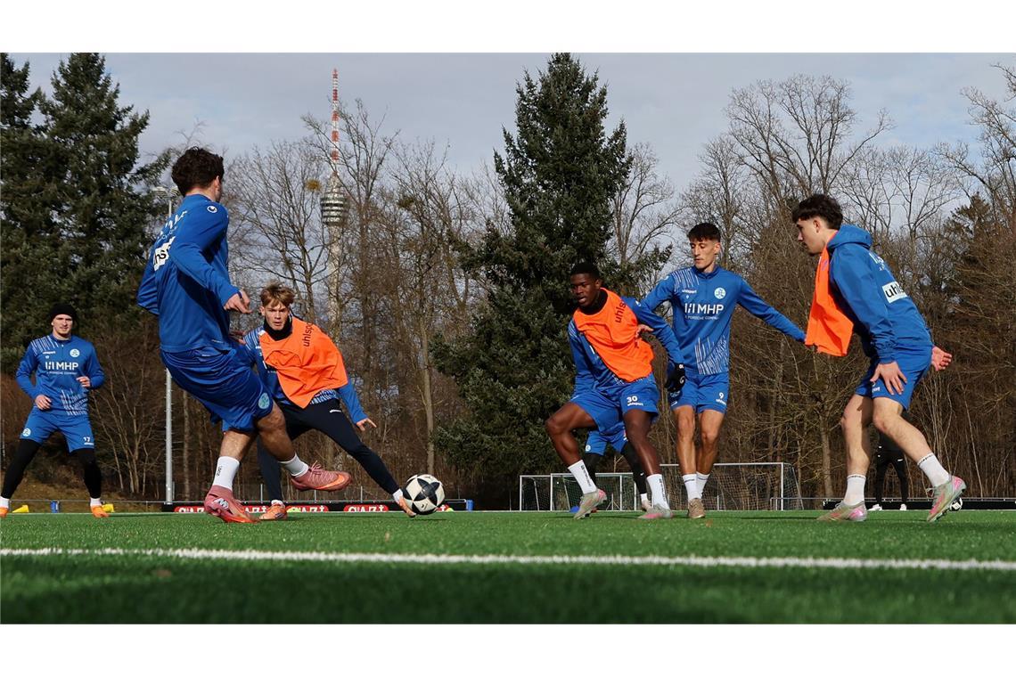 Verschiedene Spielformen gab es beim Trainingsauftakt.