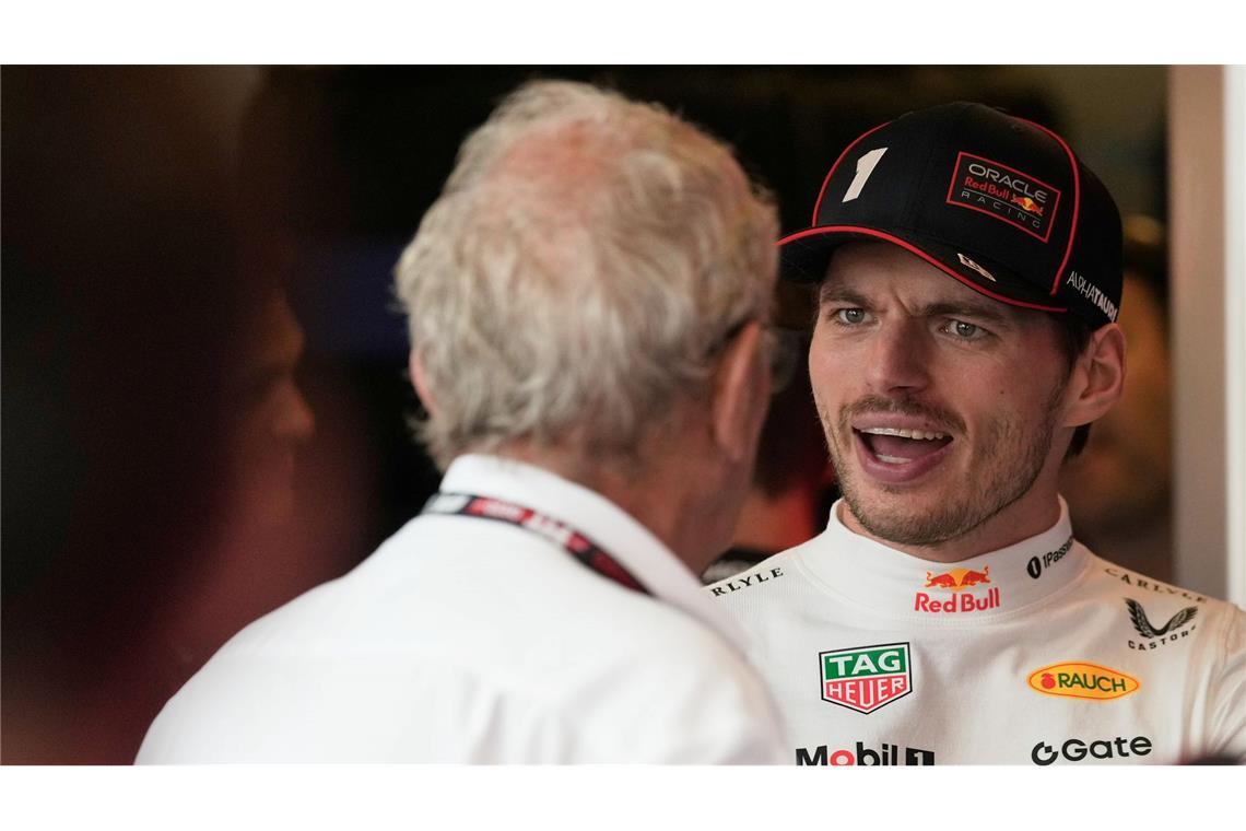 Verstappen klagt: Sein Wagen hüpft zuviel.