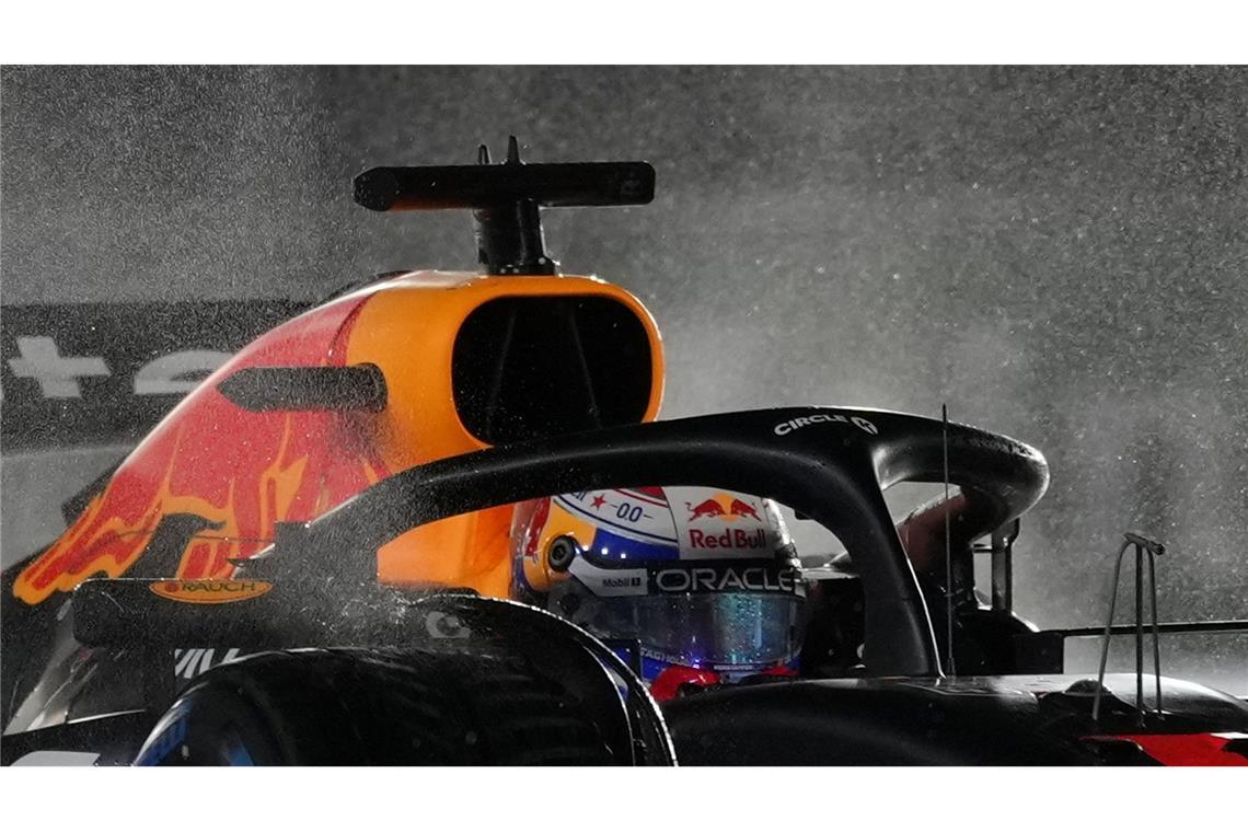 Verstappen schimpfte über die rutschigen Bedingungen.