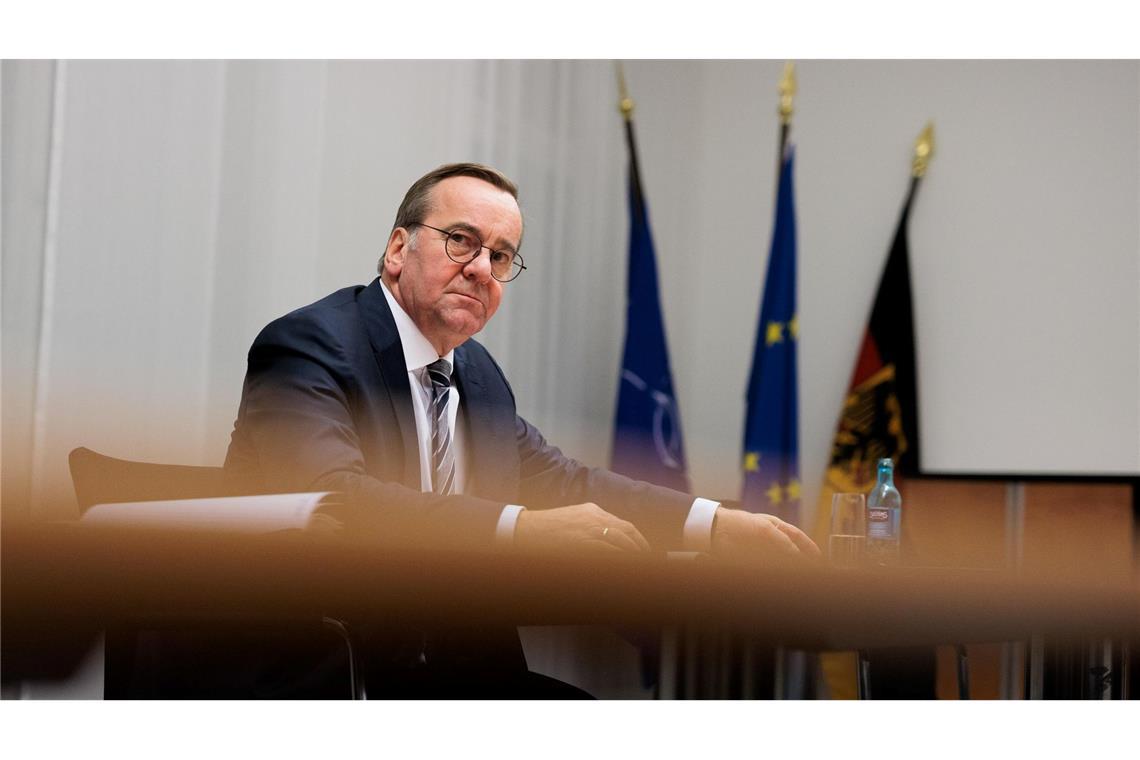 Kabinettsbeschluss: Bundesregierung will neuen Wehrdienst Verteidigungsminister Boris Pistorius