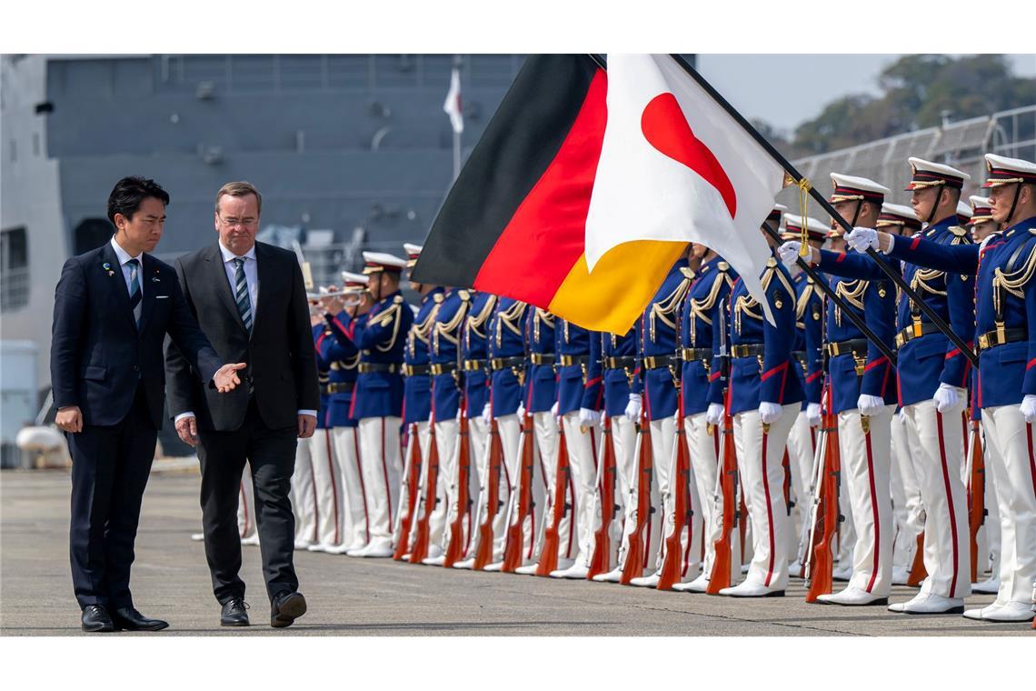 Verteidigungsminister Boris Pistorius (SPD) in Japan