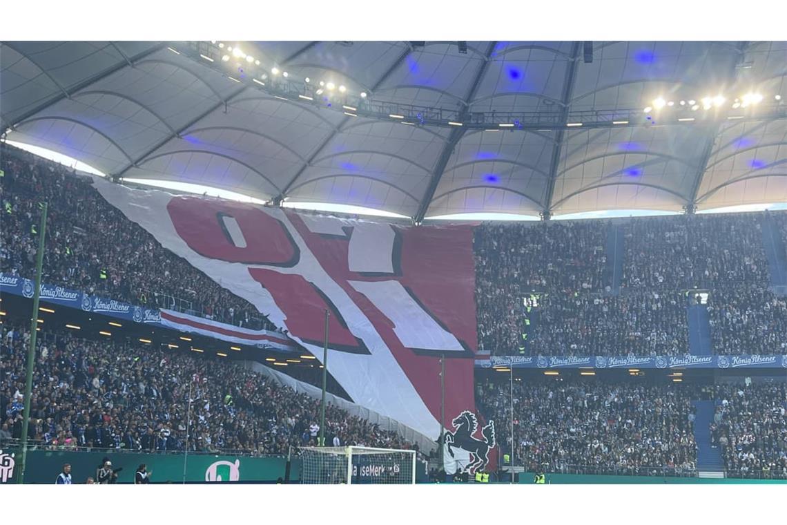 VfB Choreo in Hamburg.