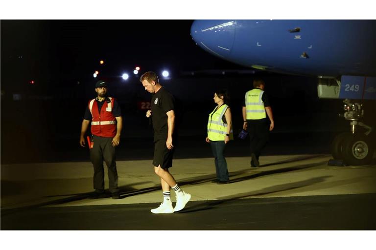 Viel Arbeit, wenig Zeit: Julian Nagelsmann bei der Rückkehr nach Winston-Salem.
