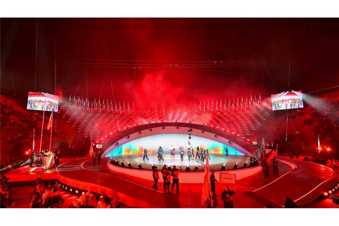 Viele Nationen blieben der Athletenparade fern.