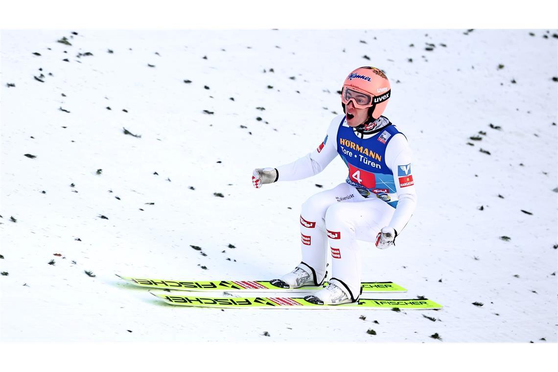 Bilder des Tages Vierschanzentournee: Stefan Kraft siegt beim österreichischen Dreifach-Triumph in Innsbruck.