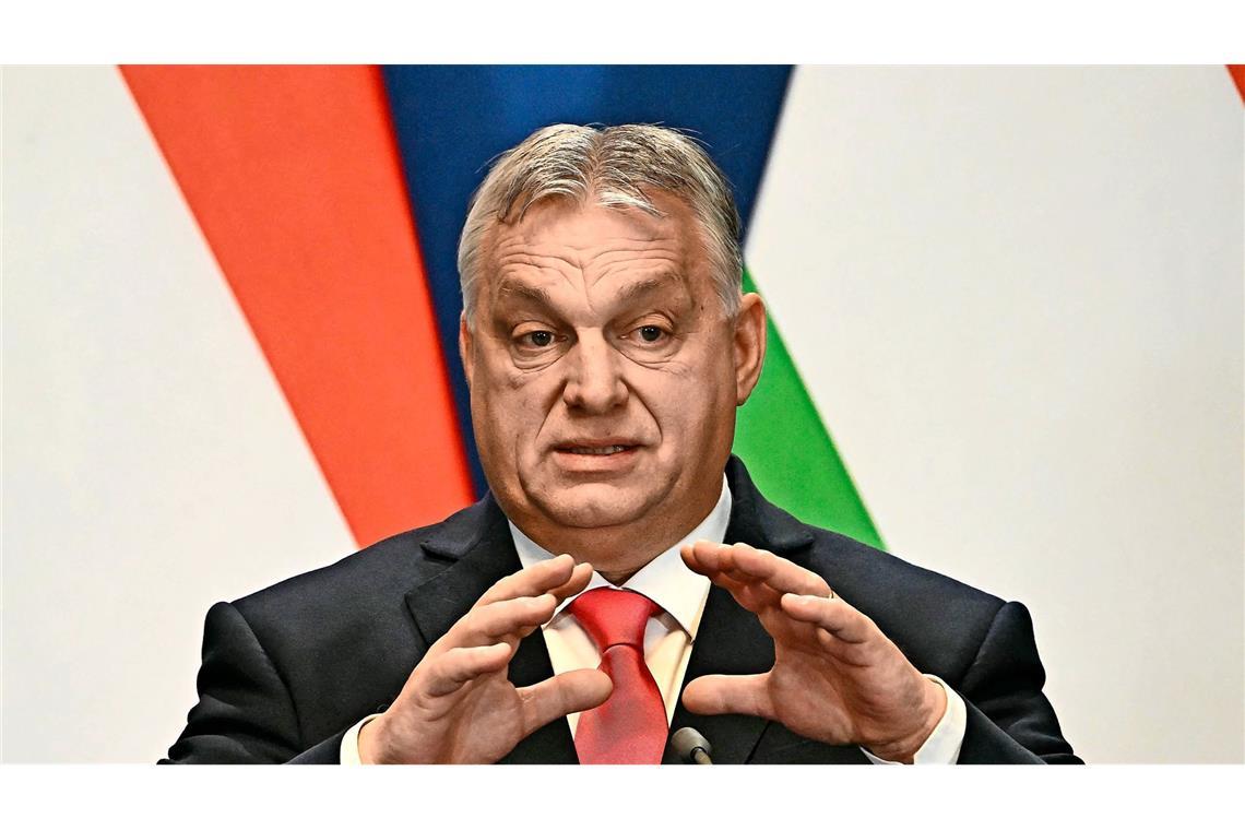 Ungarn zwingt EU zur Aufhebung von Sanktionen gegen Russen Viktor Orban (Archivbild)