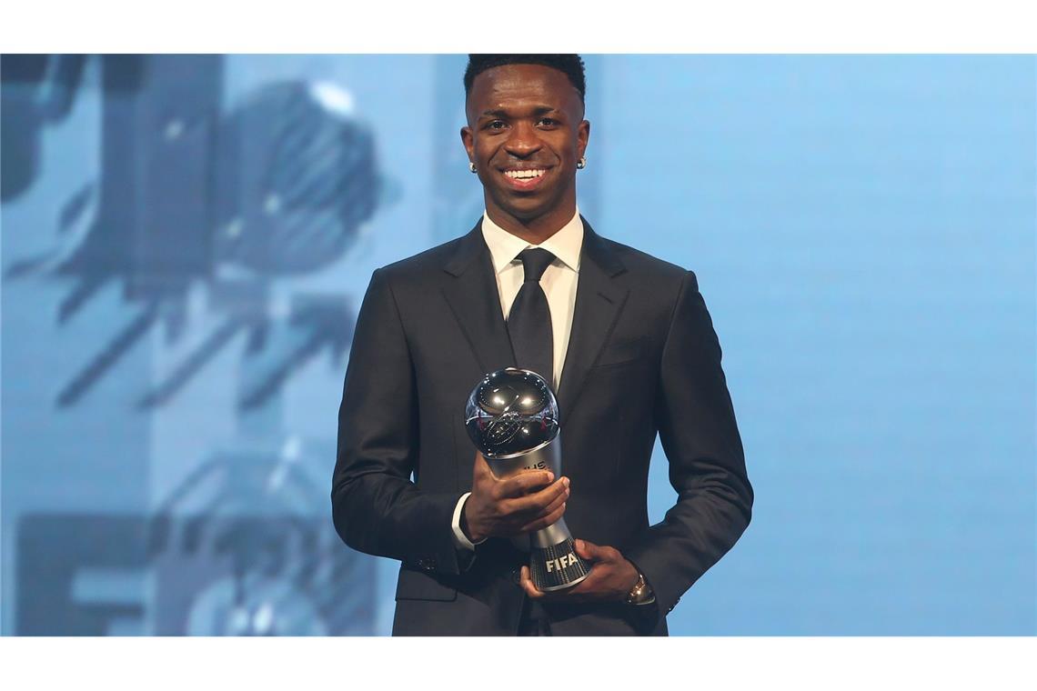Bilder des Tages Vinicius Junior ist Weltfußballer des Jahres.