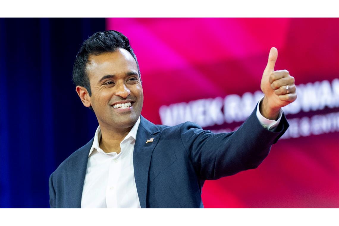 TV-Mann, Milliardär, Radikale: So soll Trumps Team aussehen Vivek Ramaswamy soll gemeinsam mit Elon Musk beratend tätig sein. (Archivbild)