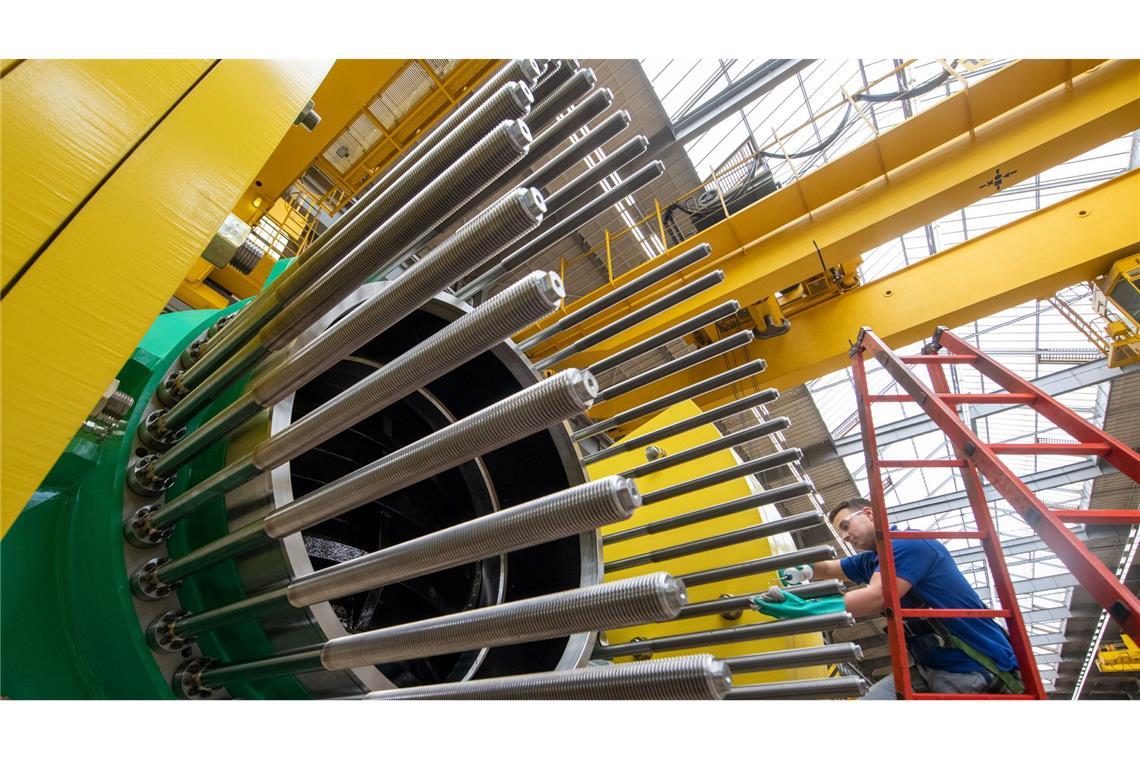 Voith produziert unter anderem Produkte für Wasserkraftwerke. (Archivbild)