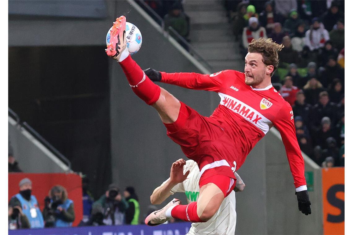 Bruun Larsen setzt neue Impulse Voller Einsatz: Jacob Bruun Larsen in Augsburg