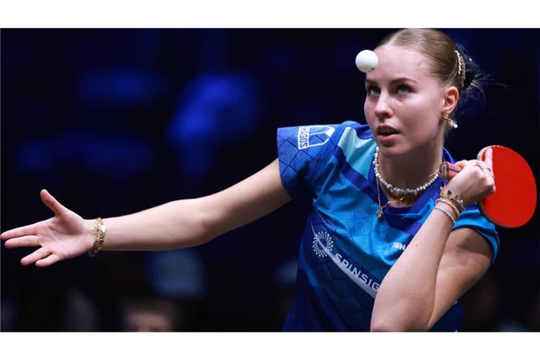 Voller Fokus auf die EM: Tischtennis-Star Annett Kaufmann.