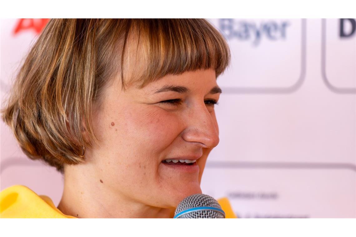 Voller Vorfreude: Anna-Lena Forster.