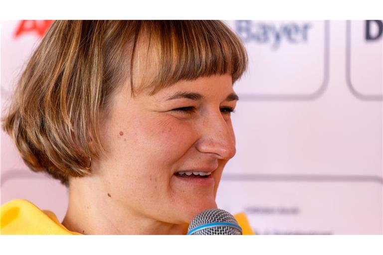 Voller Vorfreude: Anna-Lena Forster.