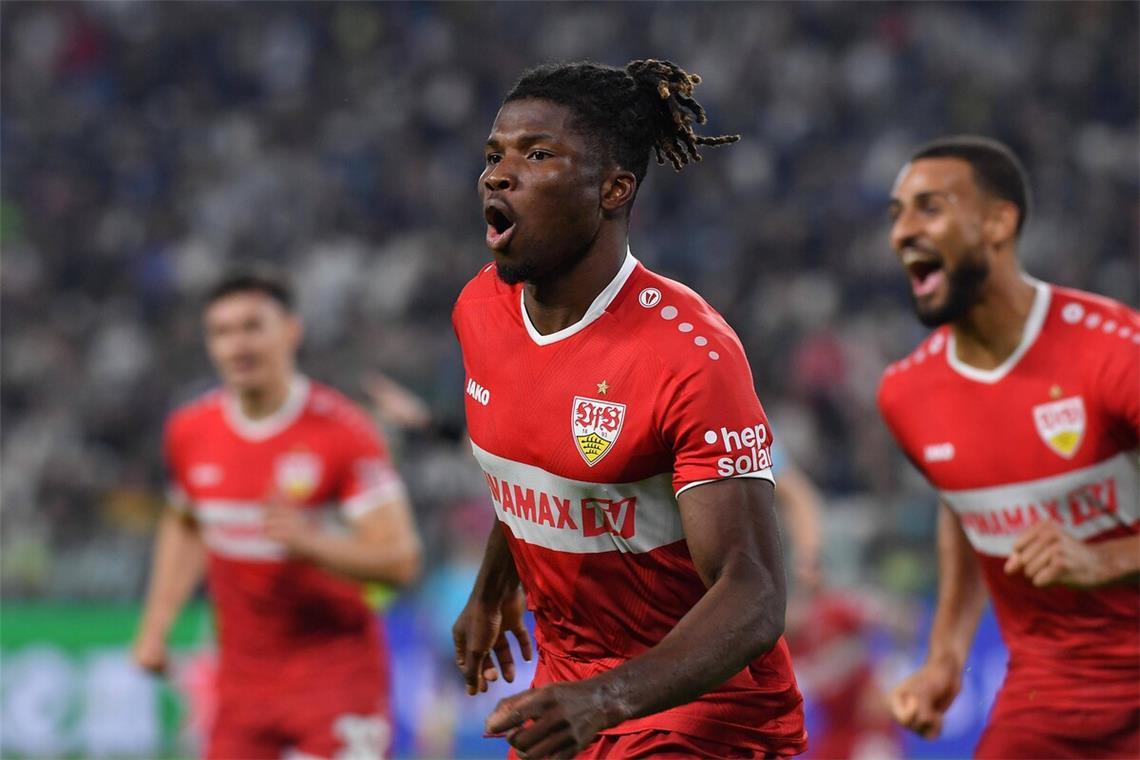 Vom Siegtreffer El Bilals in der Nachspielzeit bei Juventus Turin wird der VfB in den kommenden Jahren auch finanziell profitieren.Vom Siegtreffer El Bilals in der Nachspielzeit bei Juventus Turin wird der VfB in den kommenden Jahren auch finanziell profitieren.