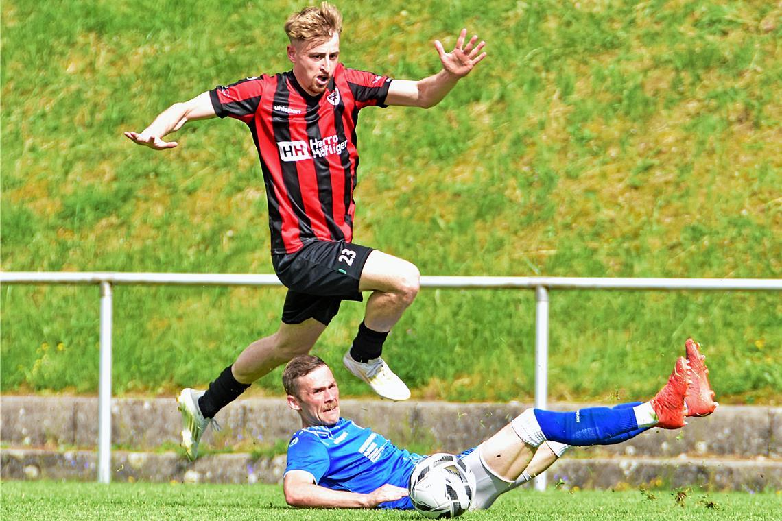 Von den Gegnern selten zu stoppen: Mario Greiner, mit 32 Treffern der beste Torschütze der Bezirksliga Rems/Murr/Hall.