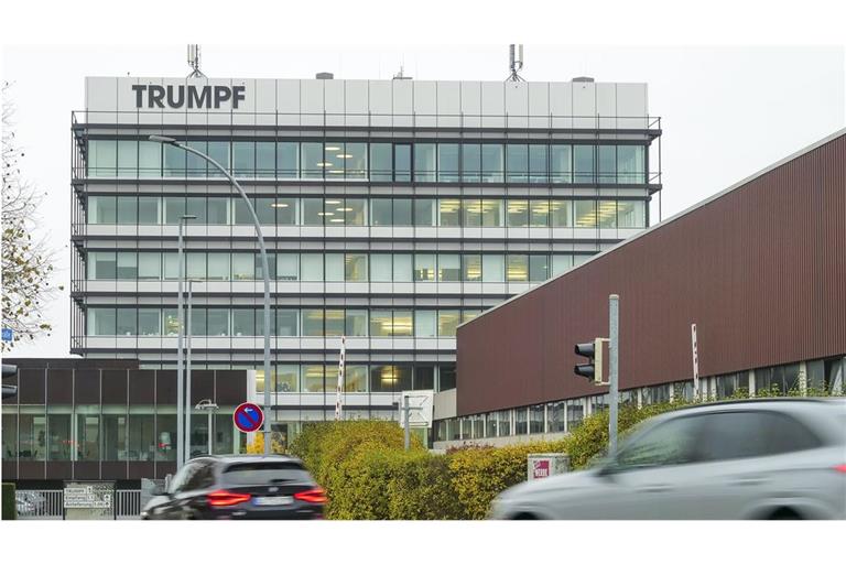 Von den Kürzungen stark betroffen: der Trumpf-Stammsitz in Ditzingen.