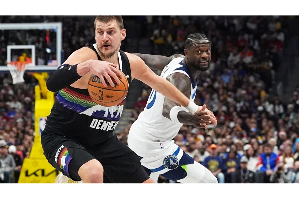 Von den Wolves nicht zu stoppen: Nikola Jokic.