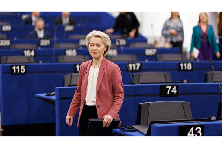 Von der Leyen warnt im Europaparlament vor Importabhängigkeit.