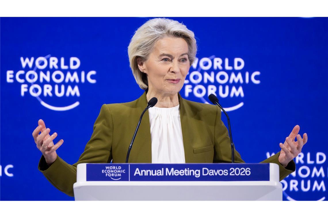 Von der Leyen warnt vor einer Abwärtsspirale.