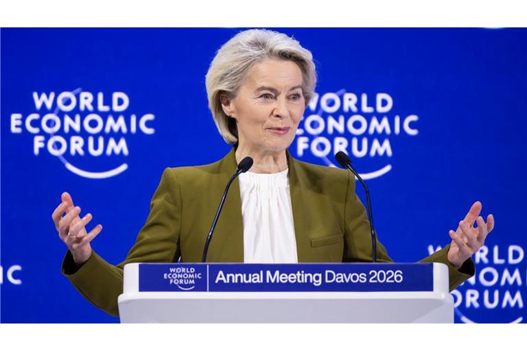Von der Leyen warnte Trump davor, die transatlantischen Beziehungen wegen Grönland in eine Abwärtsspirale zu stürzen.