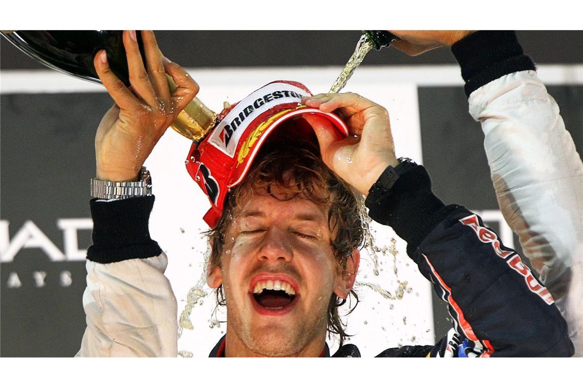 Vor 15 Jahren holte Vettel im Finale von Abu Dhabi sensationell den Titel. (Archivbild)
