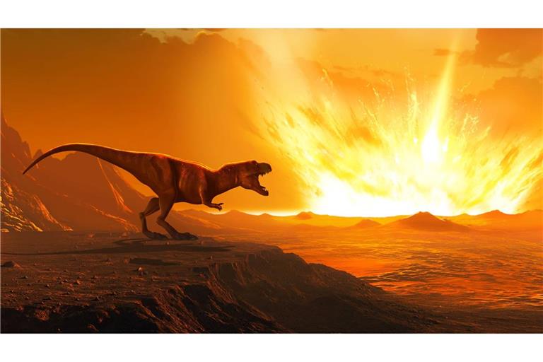 Vor 66 Millionen Jahren schlägt ein Asteroid auf der Halbinsel Yucatán im heutigen Mexiko ein. Das Inferno und  der anschließende globale Winter führen zu einem Massensterben.