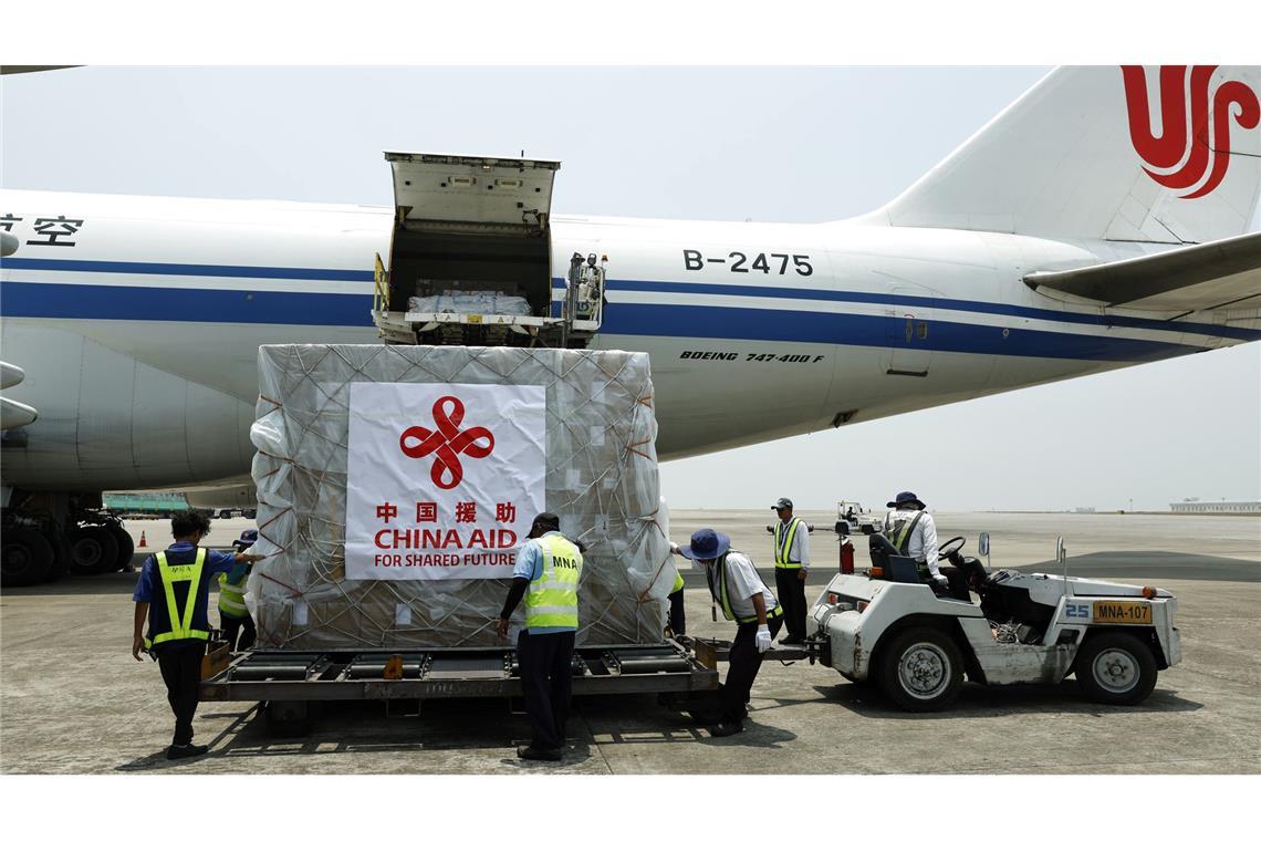 Mehr als 2.000 Tote nach Erdbeben in Myanmar bestätigt Vor allem China hilft den Erdbebenopfern.