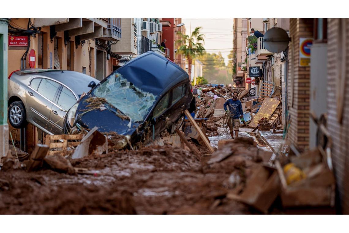 Cold Case nach 40 Jahren gelöst - dank "Jahrhundertunwetter" Vor allem die Region Valencia wurde in Mitleidenschaft gezogen. (Foto Archiv)