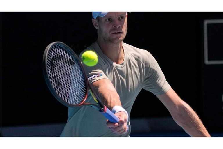 Vor allem im ersten Satz brachte Yannick Hanfmann den Weltranglisten-Ersten in große Bedrängnis.