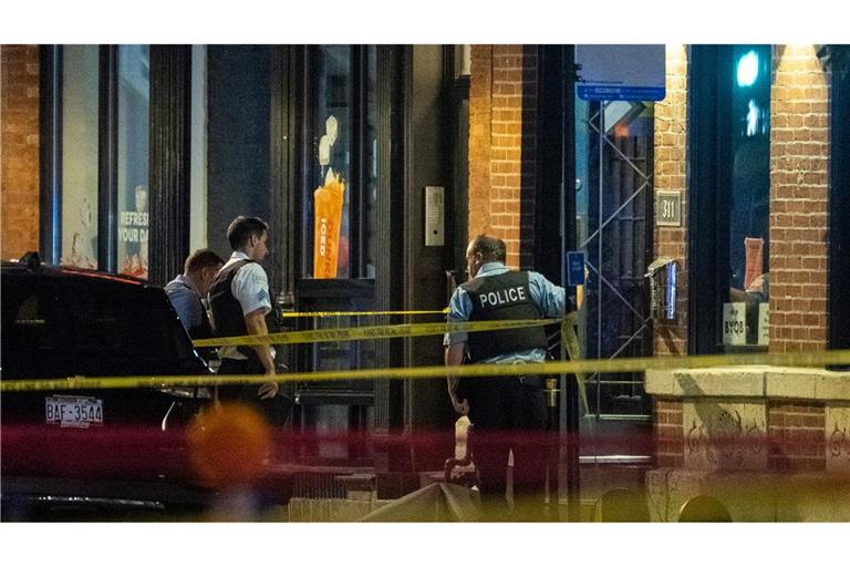 Vor einem Nachtclub in Chicago sind tödliche Schüsse gefallen.