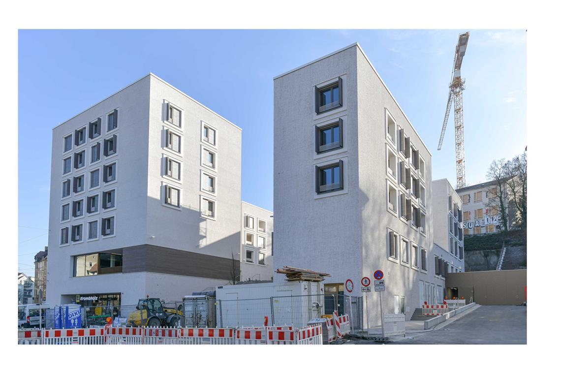 Vorbildliches Mehrfamilienhaus mit geförderten Wohnungen: Stöckachquartier in Stuttgart-Ost von Harris und Kurrle Architekten. So . . .
