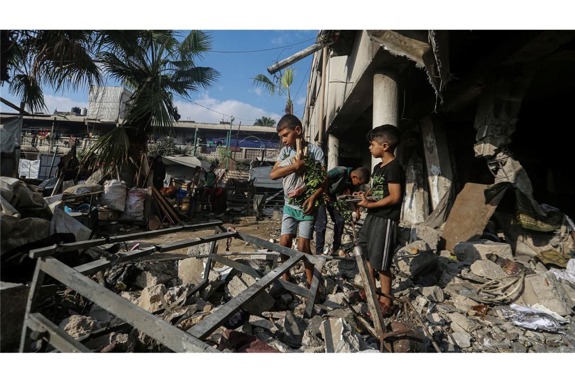 Trump erteilt Hamas "letzte Warnung" - Gelingt ein Deal? Vorerst greift Israels Militär weiter im Gebiet der Stadt Gaza an. (Archivbild)