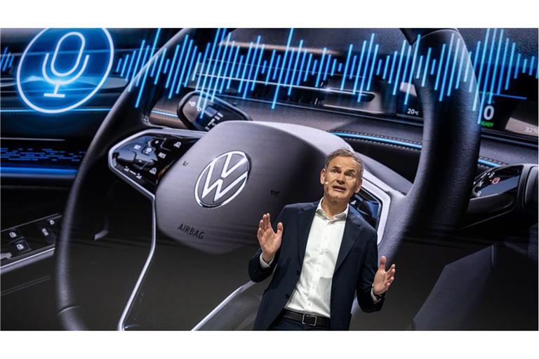 VW-Chef Oliver Blume: VW geht die vielen Herausforderungen an.