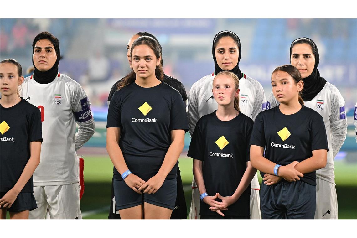 Während des ersten Spiels beim Asien Cup schwiegen die Iranerinnen bei der Nationalhymne. (Archivbild)