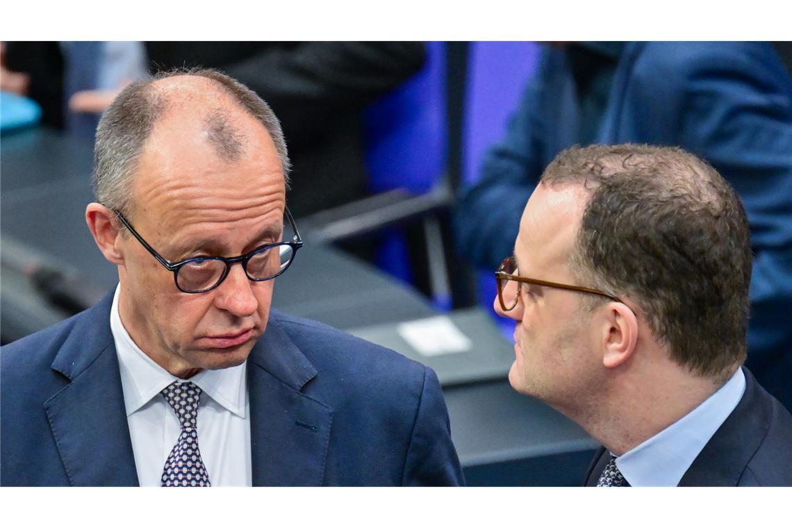 Während Spahn sich gefangen hat, steckt der Kanzler in der Krise. (Archivfoto)