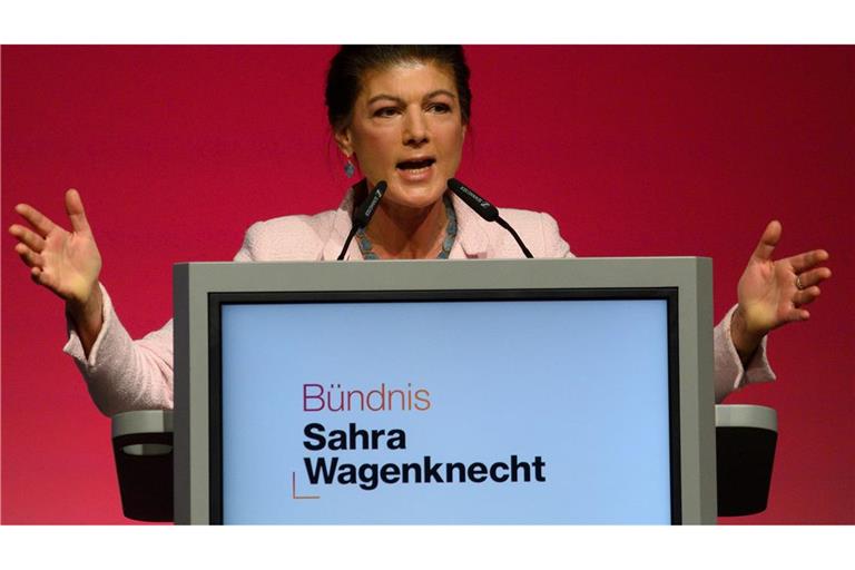 Wagenknecht sprach beim Parteitag fast eine Stunde - auch eine Abrechnung mit der Regierung und der Opposition.