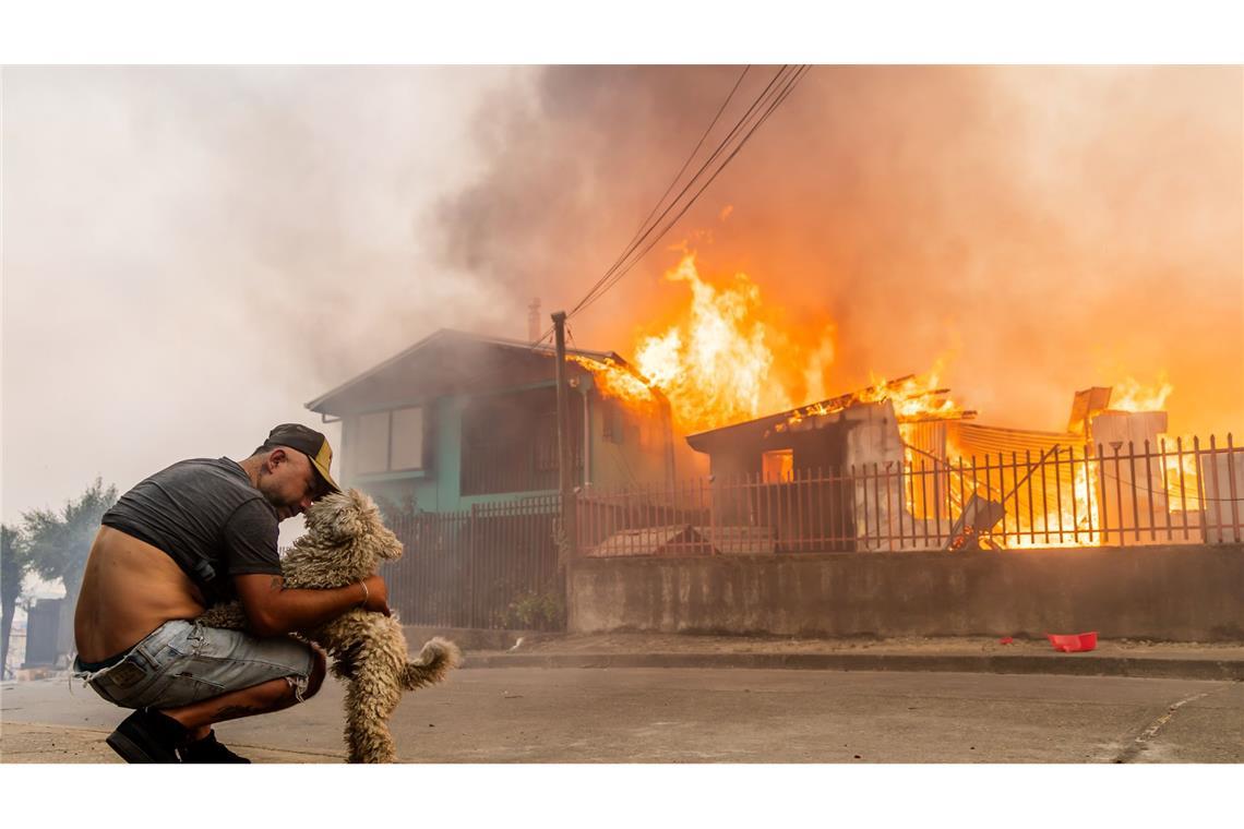 Waldbrände in Chile
