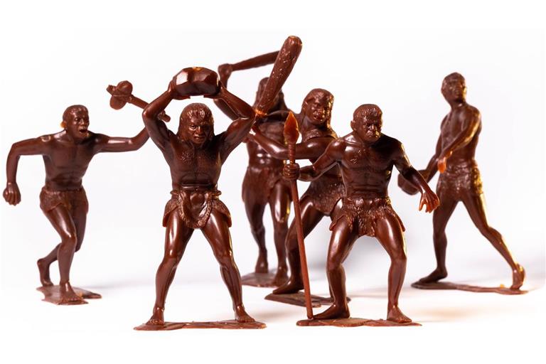 Wann war das erste blutige Gemetzel in der Geschichte des Homo sapiens, in dem sich Menschen gegenseitig erstachen, erschlugen, erwürgten?