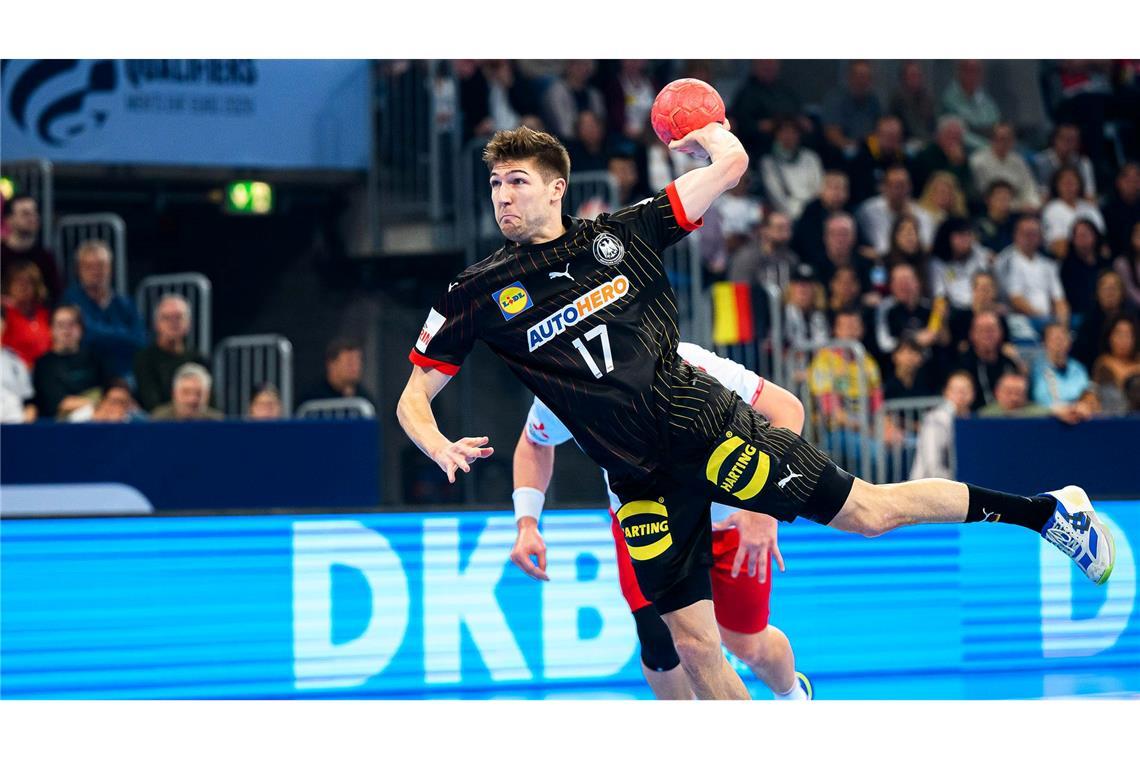 Gislason tobt: Handballer mit Rumpel-Auftritt in der Türkei War beim Sieg in der Türkei bester deutscher Werfer: Lukas Zerbe.