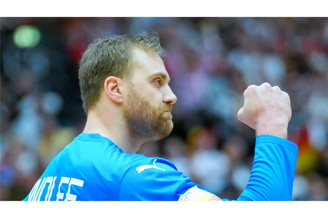 Dank Wolff: Handballer mit Zittersieg gegen die Schweiz War ein zuverlässiger Rückhalt der DHB-Auswahl: Torwart Andreas Wolff.