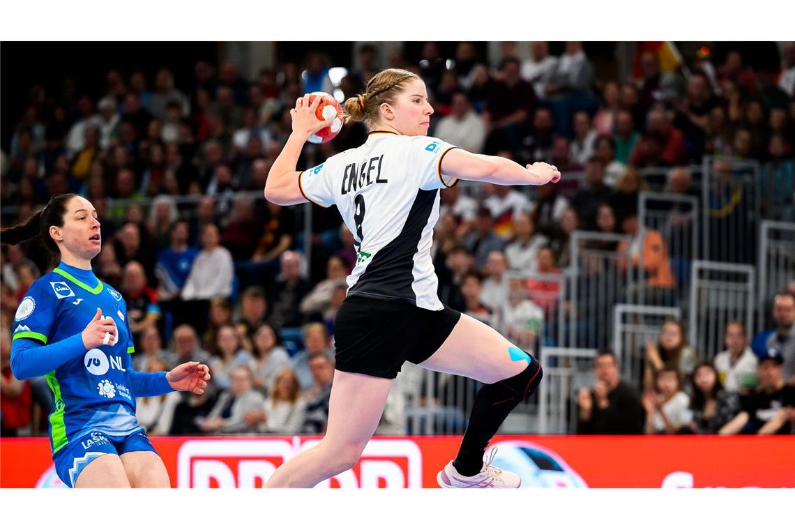 War eine sichere Vollstreckerin aus dem Rückraum: Nina Engel.